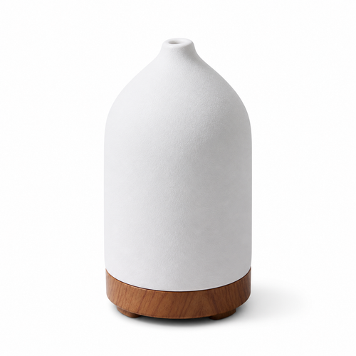 Ceramic Oil Diffuser — rear white
