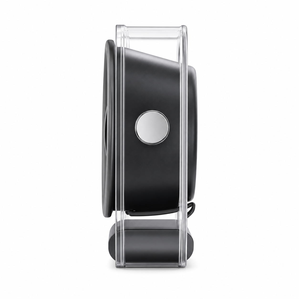 Rechargeable Turbo Desk Fan — true side white