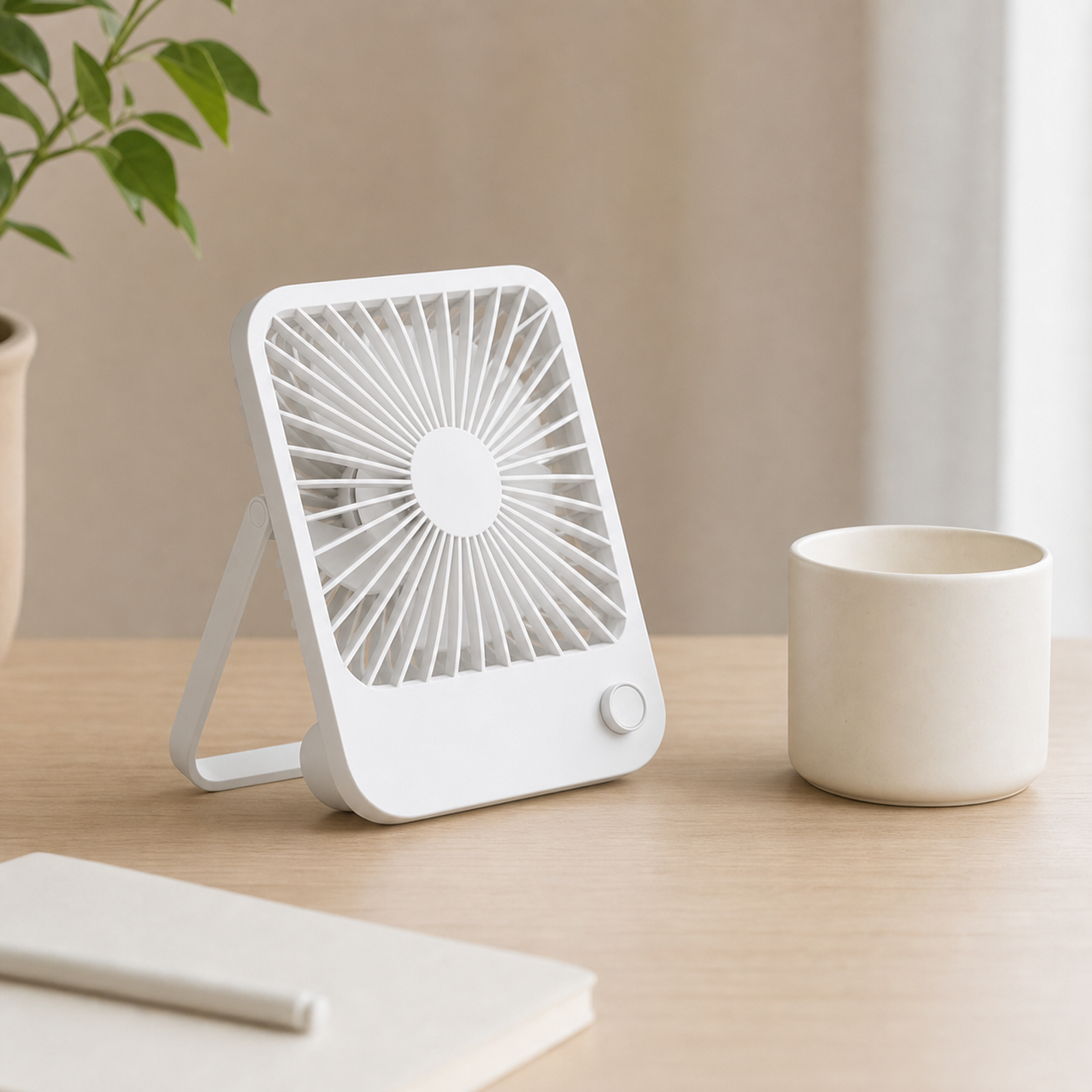 Foldable Personal Fan — lifestyle