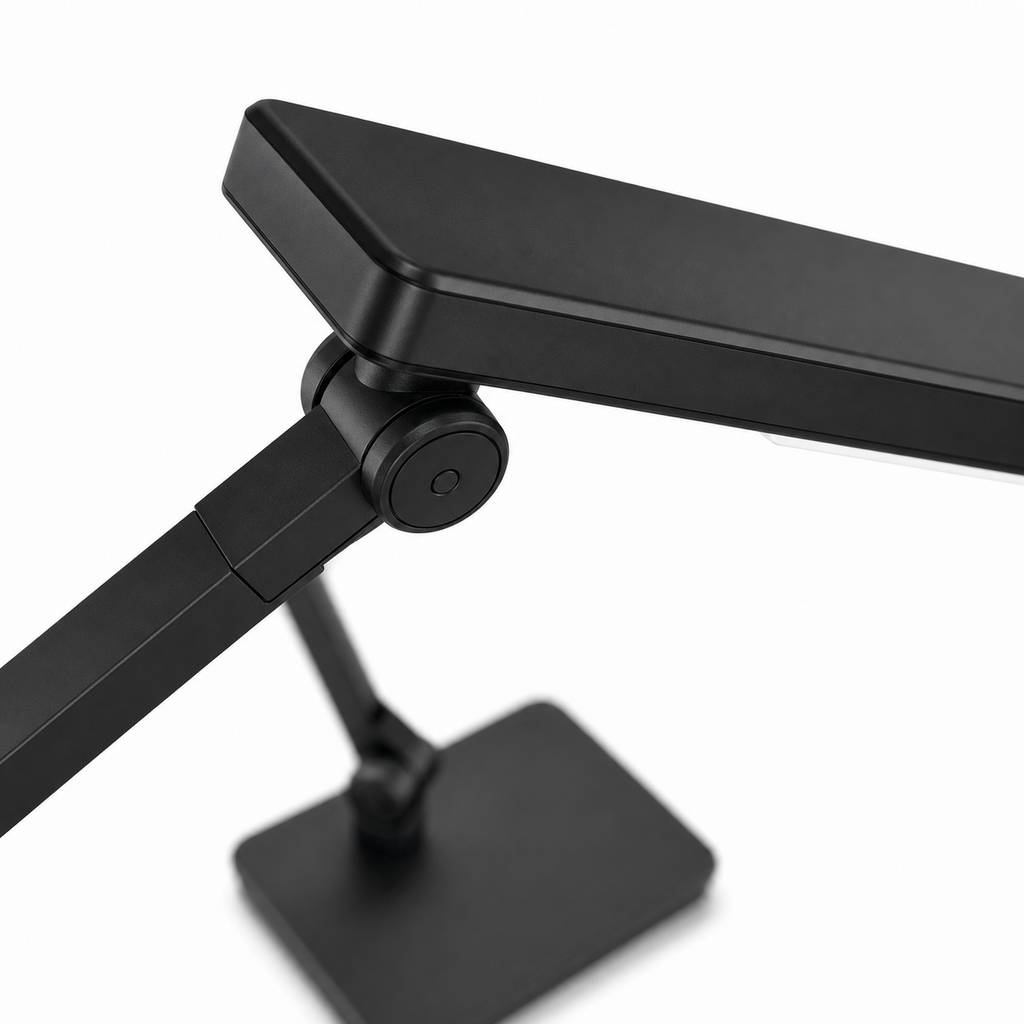 Arc Task Lamp — detail white